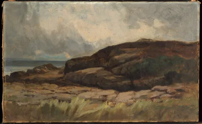 Uden titel (landskab med klipper)
