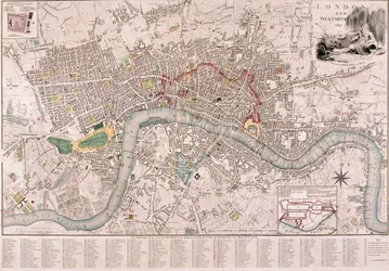 Kort over London, 1797
