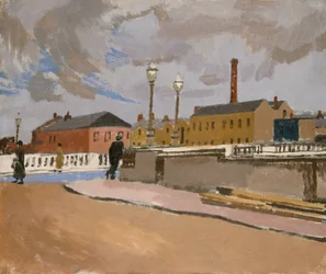 Gade i Cork (olie på lærred)