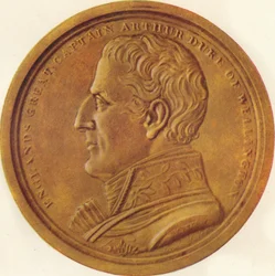 Englands store kaptajn Arthur Duke of Wellington - Souvenirmedalje, 1815 1910