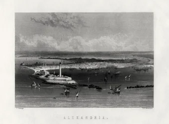 Alexandria, Egypten, 1800-tallet