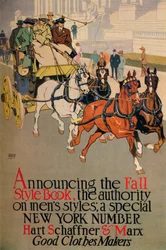Et modemagasin for mænd til The Fall Style Book, 1911