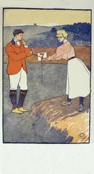 September, detalje fra 1931 Golfing Calendar, pub. 1931