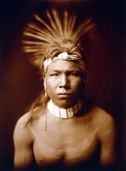 Black Hair, indianer, ca. 1905, foto af Edward S. Curtis