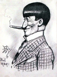 Phil May (1864-1903) (blyant på papir)