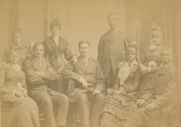 DE ENESTE ORIGINAL University Singers of New Orleans, 1877-1890.