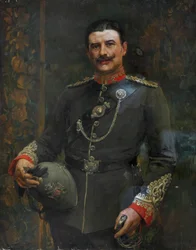 En officer af en frivillig bataljon, The Middlesex Regiment, 1904 ca.