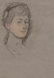 Kroningen af Edvard 7., portræt (?) - uidentificeret portrætteret person