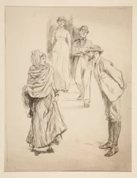 Figur Scene, studie til