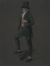 Figurstudie for figur af Dr. Casper Wistal i
