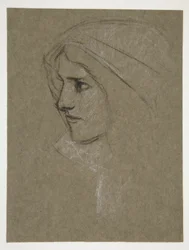 Head of Cordelia, fra Kong Lear