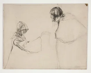Isabella and the Duke (studie for .1108), fra Measure for Measure