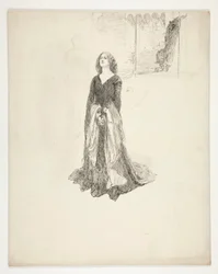 Dame med hænderne sammen, fra kong Richard II