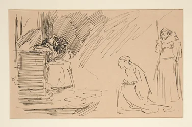 Foreløbig skitse til akt II, scene I, alle