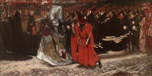 Richard, hertug af Gloucester, og Lady Anne, 1896