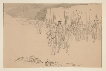 Soldat til hest - (uidentificeret illustration)