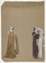 Undersøgelse. Tre figurer
