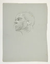 Studie af et hoved, for kong Arthur