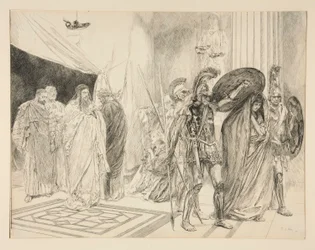 Dronningens fængsling - Anden akt, Scene I, Vinteren