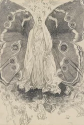 Titania, illustration til anden akt, Scene II, En skærsommernat