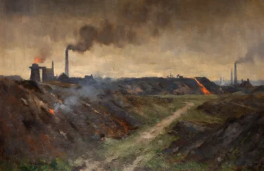 Tipping the Slag (olie på lærred)