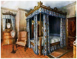 Et Hepplewhite soveværelse, 1911-1912.
