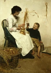 Hans første fangst, c.1888