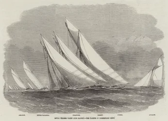 Royal Thames Yacht Club Match, yachter i Northfleet Hope
