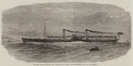 Den nye Saloon-Steamer Iona, der tilhører David Hutcheson and Company fra Glasgow