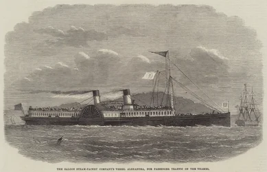 Saloon Steam-Packet Companys fartøj Alexandra, til passagertrafik på Themsen