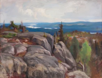 Landschaft (Landskab fra Koli). 1929