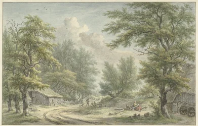 Landskab nær Eext, Drenthe