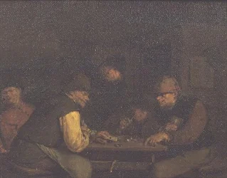 Kortspillerne, ca. 1655-60 (olie på lærred)