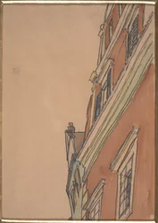 Forfra af en bygning: Krumau House