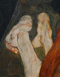 Kardinal und Nonne, Kardinal og nonne (olie på lærred)