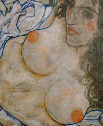 Liegende Frau (olie på lærred)