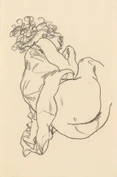 Nøgen liggende; Liegende, 1917