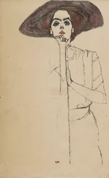 Portræt af en kvinde, 1910.