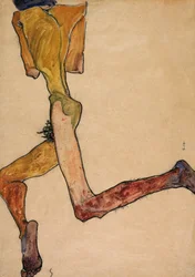 Liggende mandlig nøgenmodel, 1910