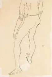 Stående mandlig nøgen, 1913
