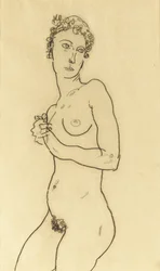 Stående nøgen, 1918