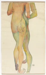 To stående nøgenbilleder, 1913