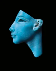 Indlæg af Akhenaten og Nefertiti, New Kingdom, Amarna-perioden, ca. 1353-1336 f.Kr.