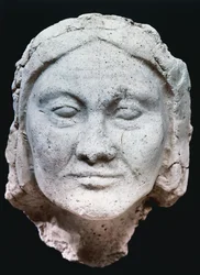 Leder af en gammel kvinde, Amarna-perioden (gips)