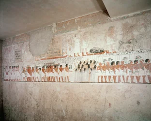 Interiør af Ramoses grav, New Kingdom, ca. 1360 f.Kr. (vægmaleri)