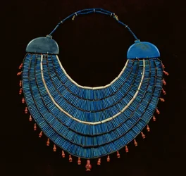 Ousekh halskæde, New Kingdom (fajance)