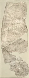 Sinuhe Ostracon, New Kingdom (kalksten)