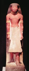 Statue af en mand i et lændeklæde, New Kingdom