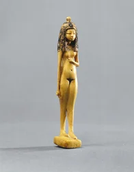 Statuette af en nøgen pige, Det Nye Rige, ca. 1390-1353 f.Kr.