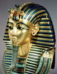 Guld-dødsmasken fra Tutankhamons grav (ca. 1370-52 f.Kr.), Det Nye Rige